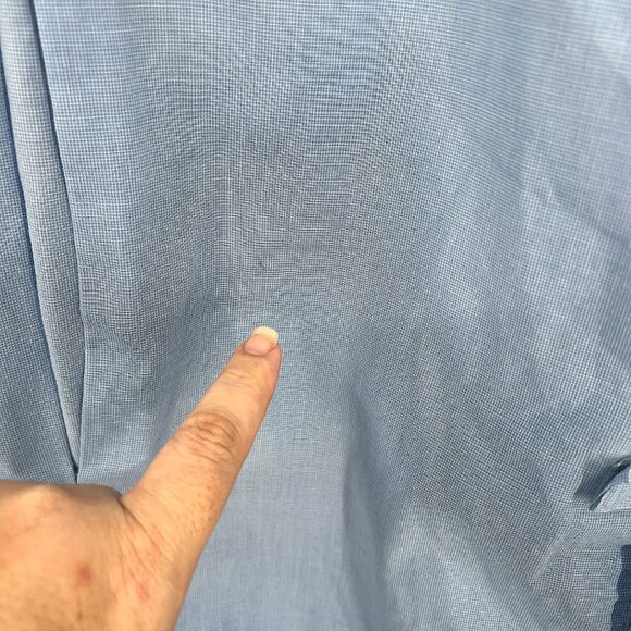 Exofficio Buzz off insect shield vented trail hiking outdoor shirt light blue M - Picture 11 of 12